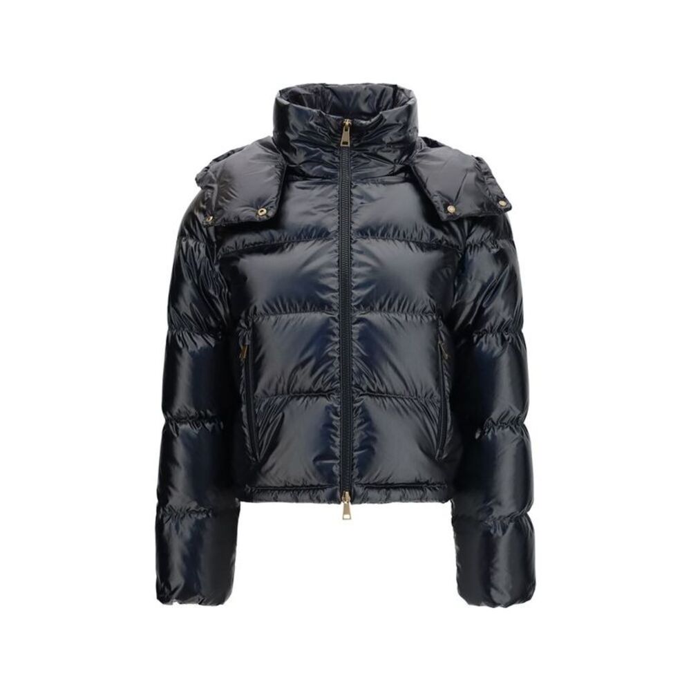 Moncler Black Goose Down Full-Length Women's Jacket
